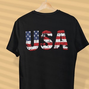 USA Flag Shirt / Tank Top, July 4th Party Tee, American Shirt, Independence Day Tee,Patriotic  Shirts, Since 1776
