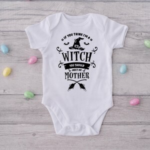 Funny Witch Mom Shirt - Halloween Scarecrow Tee image 3