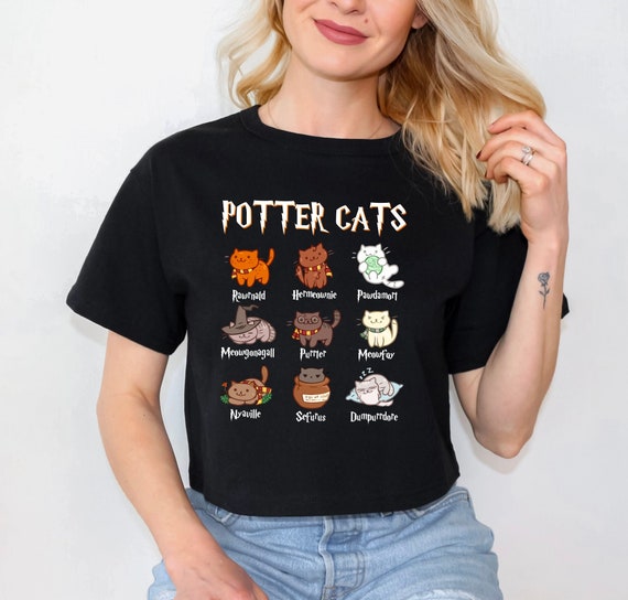Potter Cats Comfort Colors Shirt Potter Cat Lover Birthday Gifts Cat Lover Tshirt Cute Shirt Etsy Australia