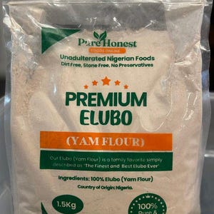 100% Yam Flour (Elubo) - 4kg