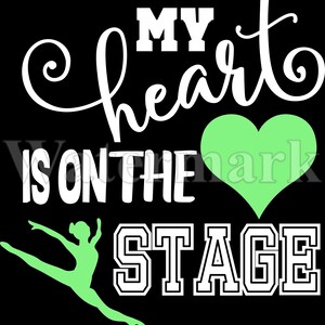 Il mio cuore è sul palco danza png