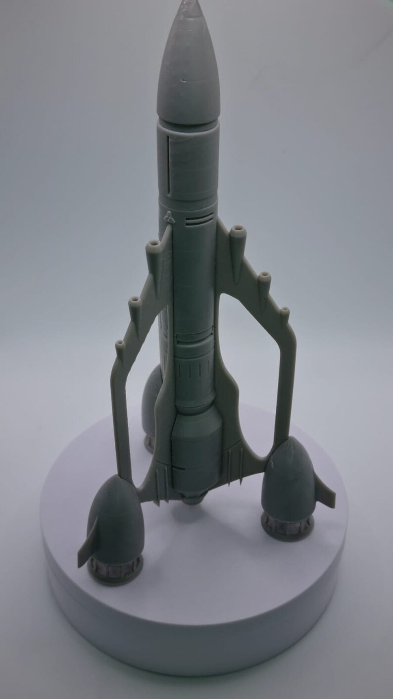 Thunderbird Spaceship 3 STL File, 3D Digital Printing STL File for 3D
