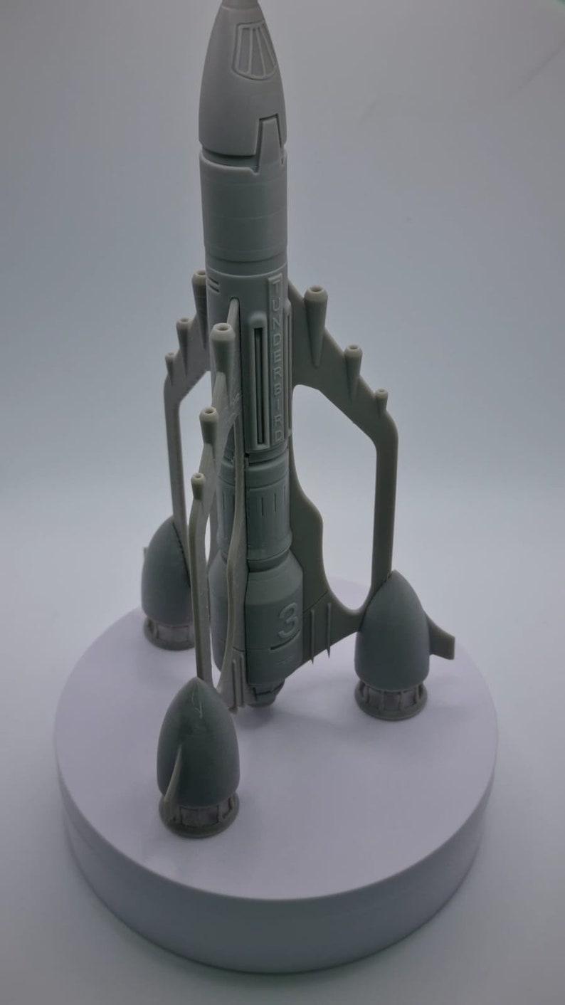 Thunderbird Spaceship 3 STL File, 3D Digital Printing STL File for 3D
