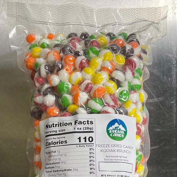 BULK Freeze Dried Candy Kodiak Krunch Freeze Dried Fruity Candy Freeze Dried Treats Wholesale Freeze Dried Candy