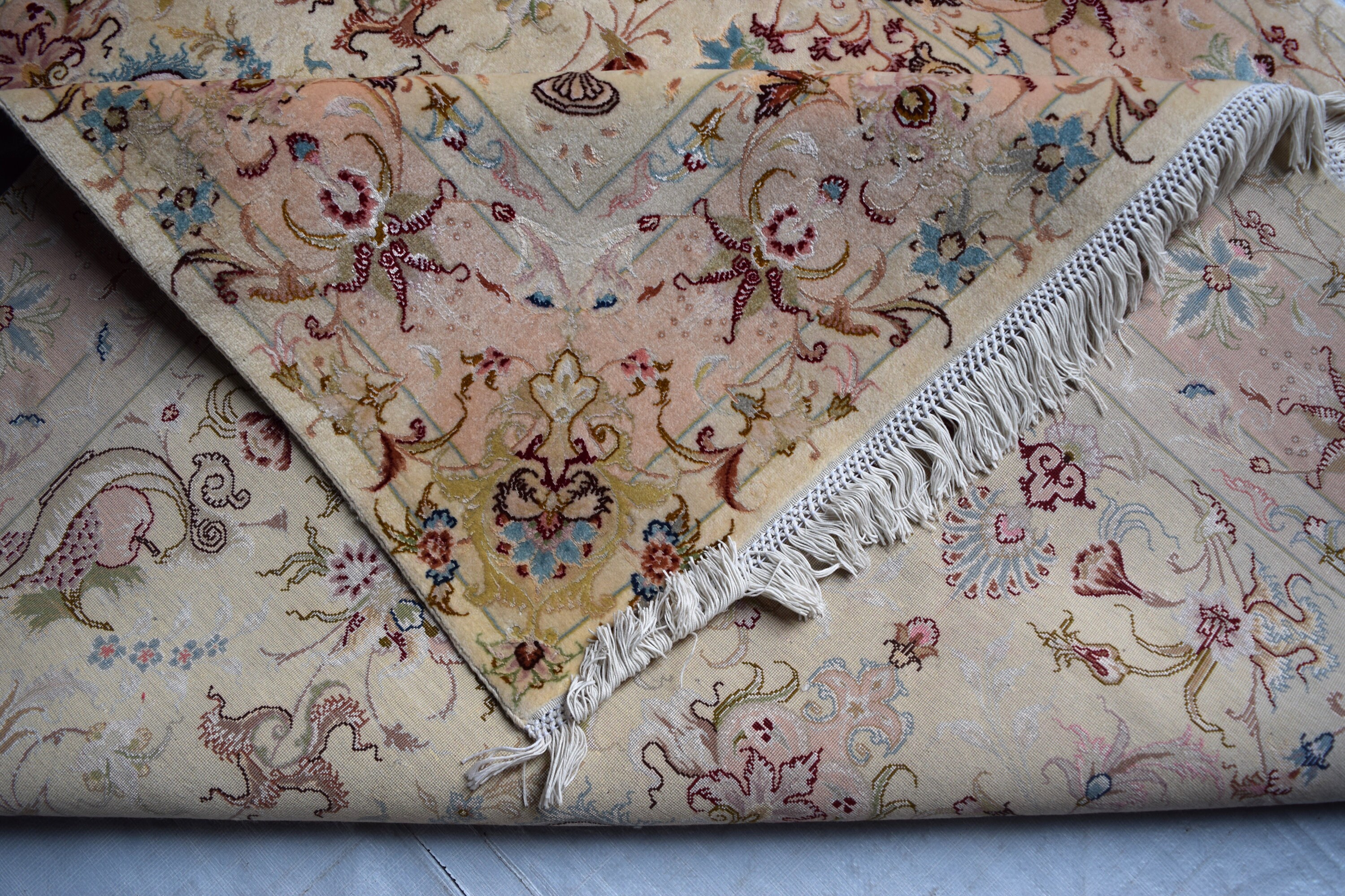 5x7 Persian Silk Wool Rug, Turkish Silk Soft Rug, Super Highest Quality