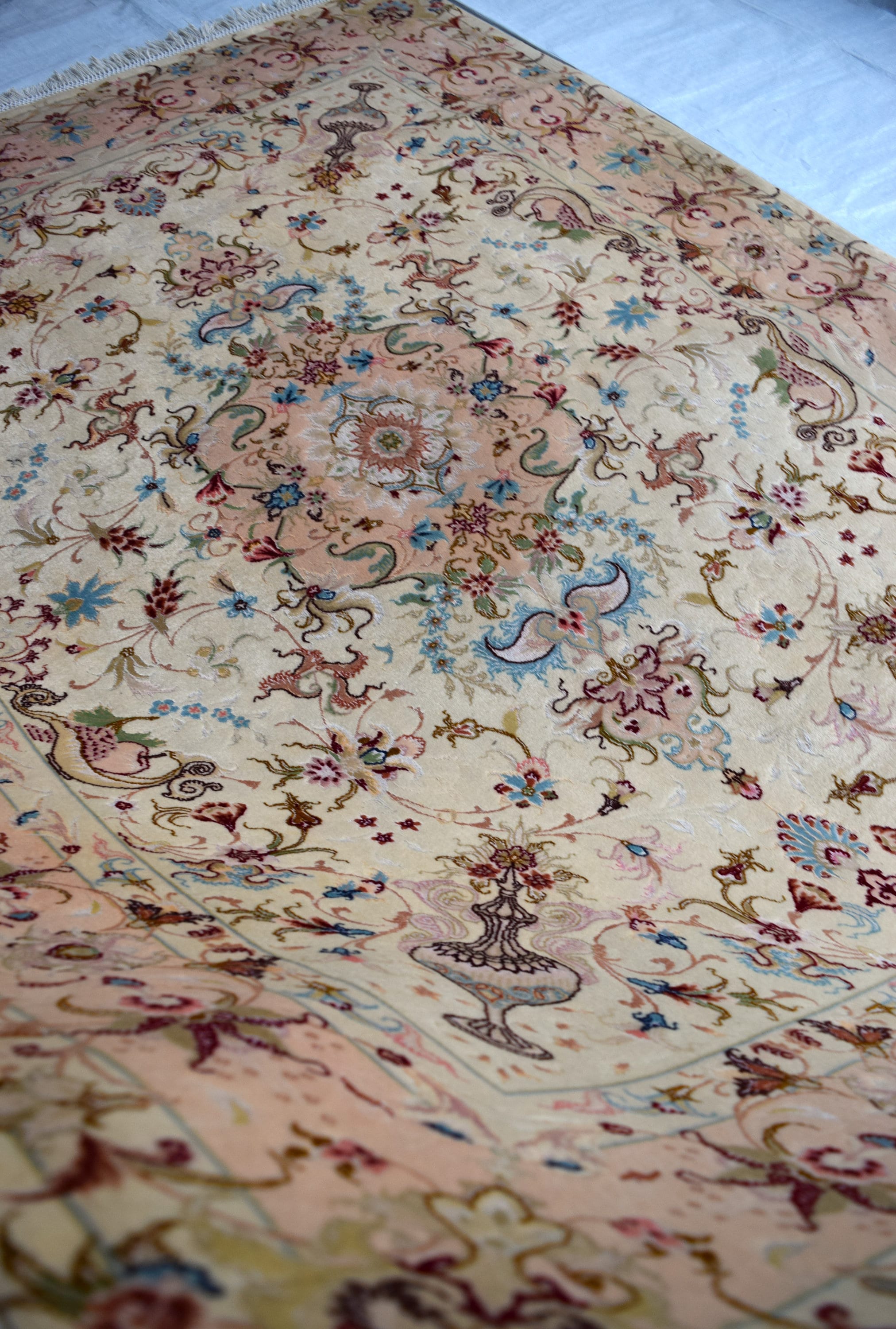 5x7 Persian Silk Wool Rug, Turkish Silk Soft Rug, Super Highest Quality