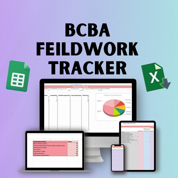 Bcba Fieldwork Hours Etsy