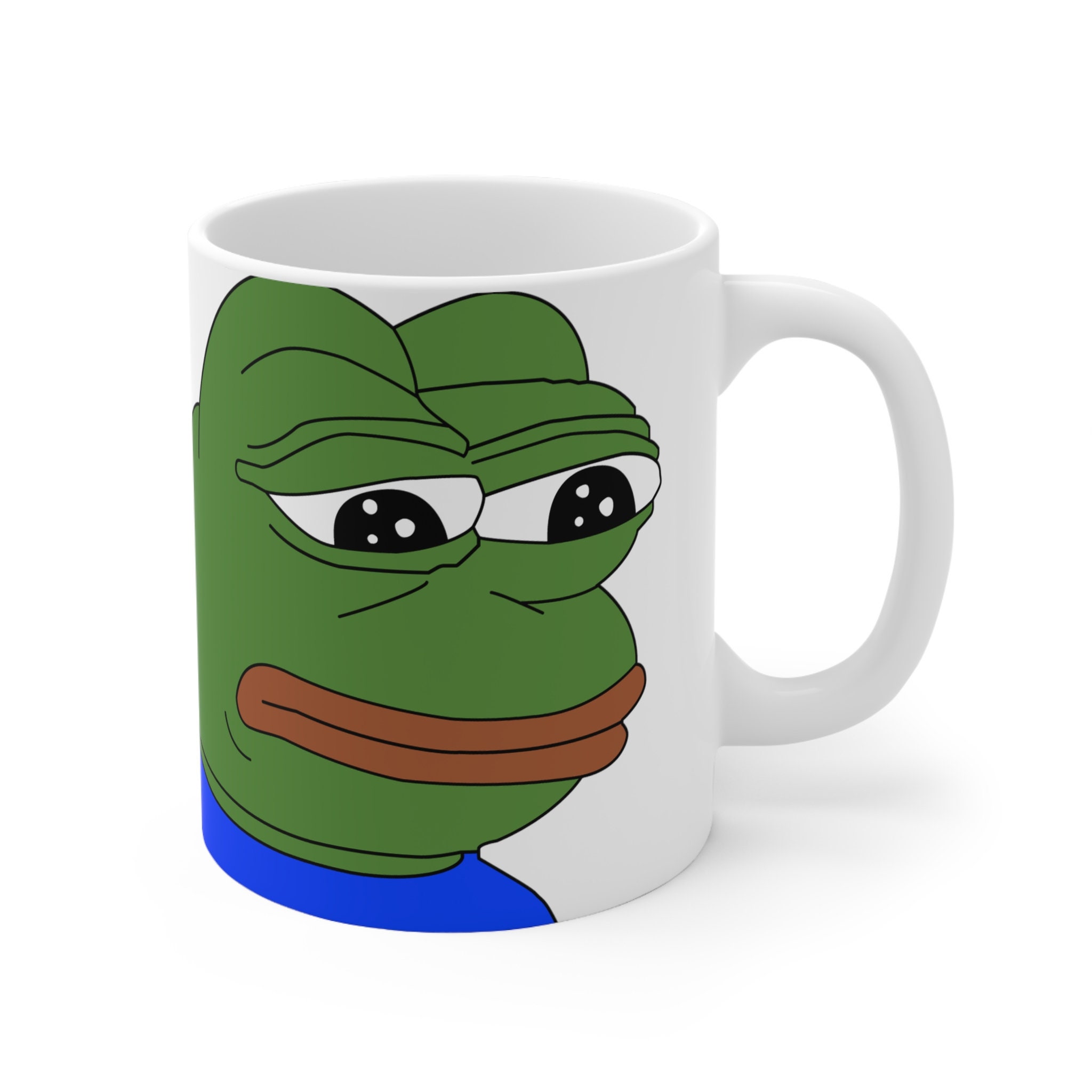 Pepega Mug Twitch BTTV Emote Mug Pepe the Frog Mug Feels 