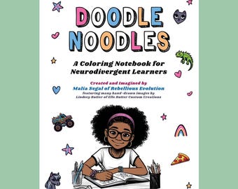 Cuaderno para colorear Doodle Noodles