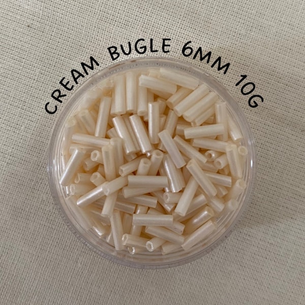 Cream bugle 6mm (10g)