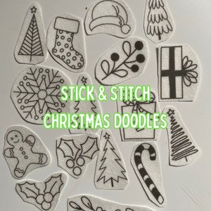 Stick and Stitch | Embroidery Christmas Doodles | Festive | Beginner
