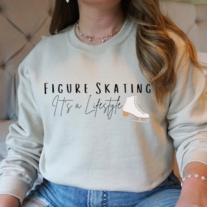 Figure skating sweatshirt, Ice skating sweatshirt, gift for ice skater, gift for figure skater, gift for skate coach, figure skating coach