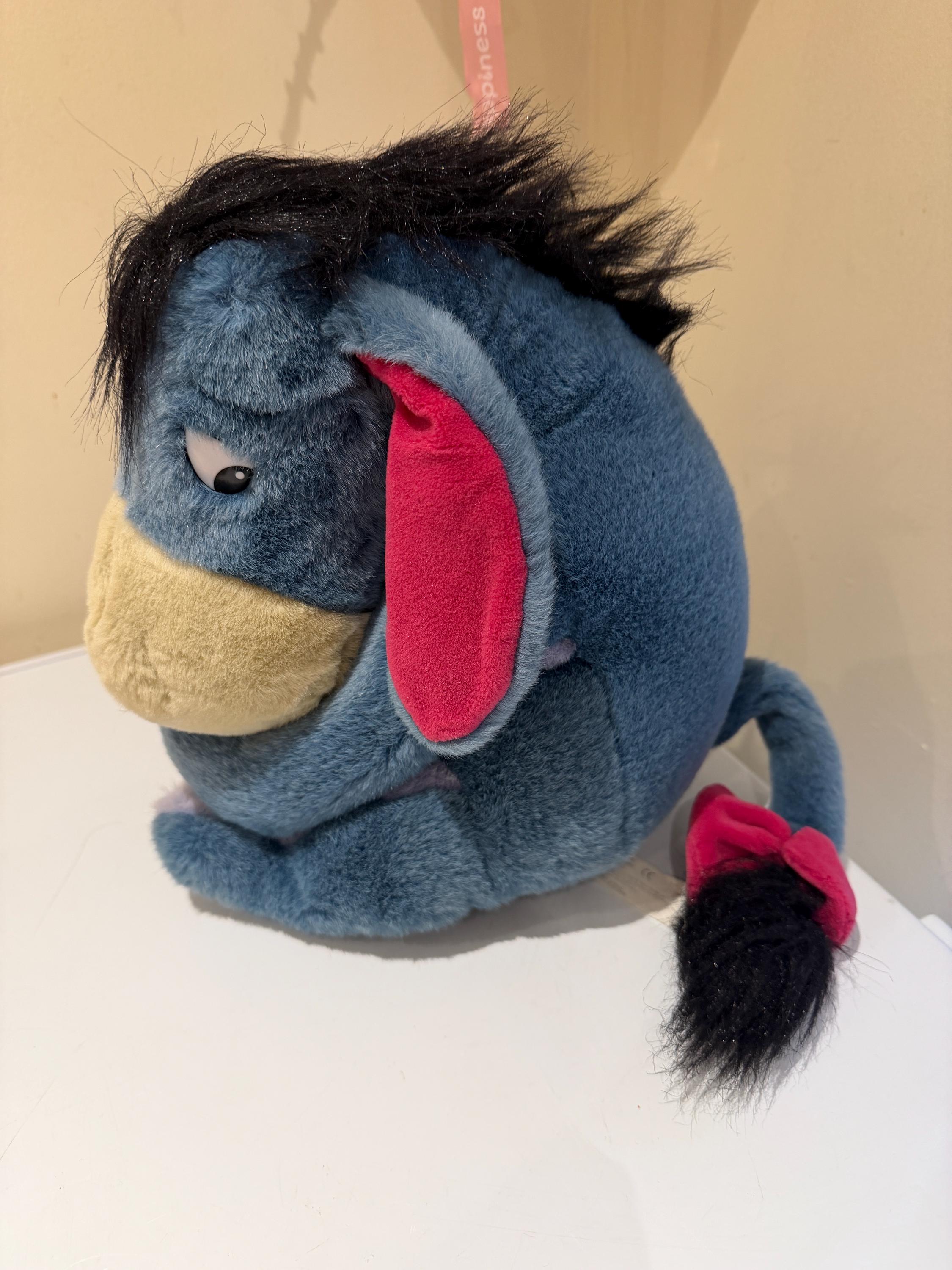 Large Eeyore Plush - Winnie The Pooh - Disney - Vintage Year 1990 