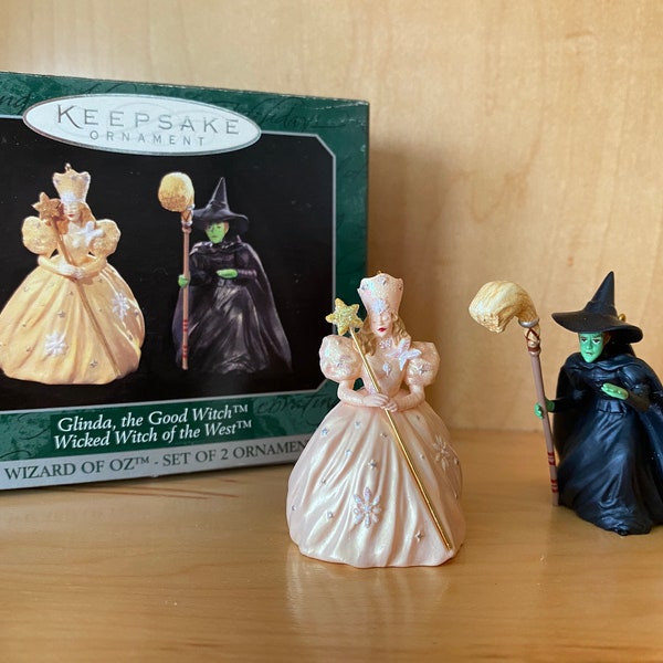 Wizard of OZ 2 Witches Ornaments