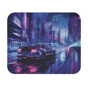 Tappetino per mouse Mustang Tappetino per mouse rettangolare per auto sportiva Tappetino per mouse Mustang Fan Tappetino per mouse per auto Tappetino per mouse design auto sportiva Muscle Car