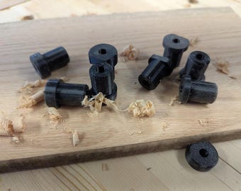 3D Printed Bench Dogs – PETG – 19mm (3/4&quot;) Posts – 5mm and 10mm Tops – Strong, Lightweight, Chisel-Safe – Sets of 4 or 8