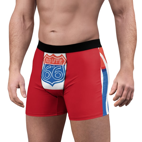 Men's Boxer Briefs-Route 66