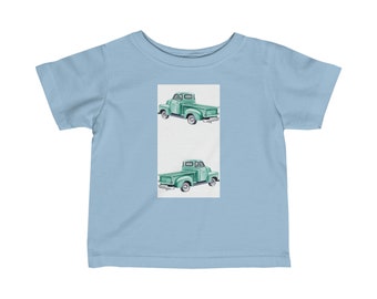 Infant Fine Jersey Tee - Unisex Chevy Truck Theme