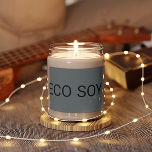 Scented Soy Candle, 9oz, 5 scents to choose from