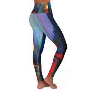 High Waisted Yoga Leggings-Colorful