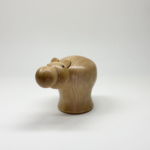 Hippopotame en Bois