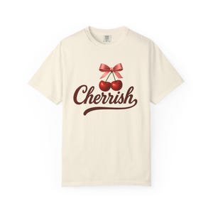 Cherries Unisex T-Shirt, Fruit Graphic Tee, Farmers Market Shirt, Vegan Shirt, Picnic Shirt, Unhinged shirt, Cherry Tshirt, Cherry shirt