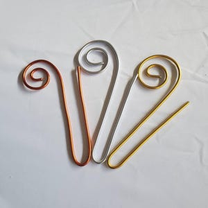 Hanging pots wands only, silver, gold or copper color without attachments. I have another listing with the attachments.