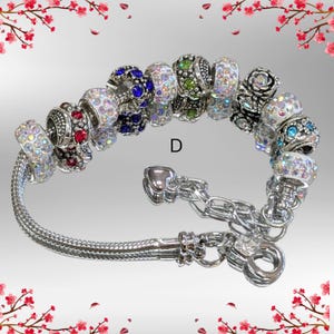 Stainless Steel Serpentine Charm Bracelet with Extension Chain – 7.48 Inch