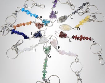 Handmade Charm Keychain | Cute Metal Key Ring | Purse Charm | Gift for Her | Personalized Keychain | Multiple Styles