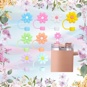 Personalized Straw Cap with or without charm, Tumbler Accessories, Straw Cap, Straw Covers, Straw Charm, Drink Topper, Cap for Straw.
