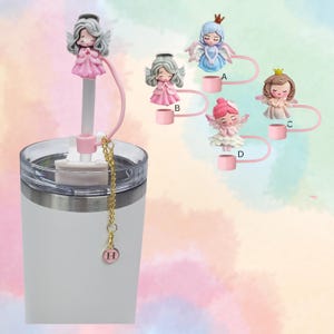 ストロートッパー、タンブラーアクセサリー、ストローキャップ、ストローカバー、ストローチャーム、ドリンクトッパー、ストロー用キャップ、ウォーターボトルチャームギフト、ストローカバー