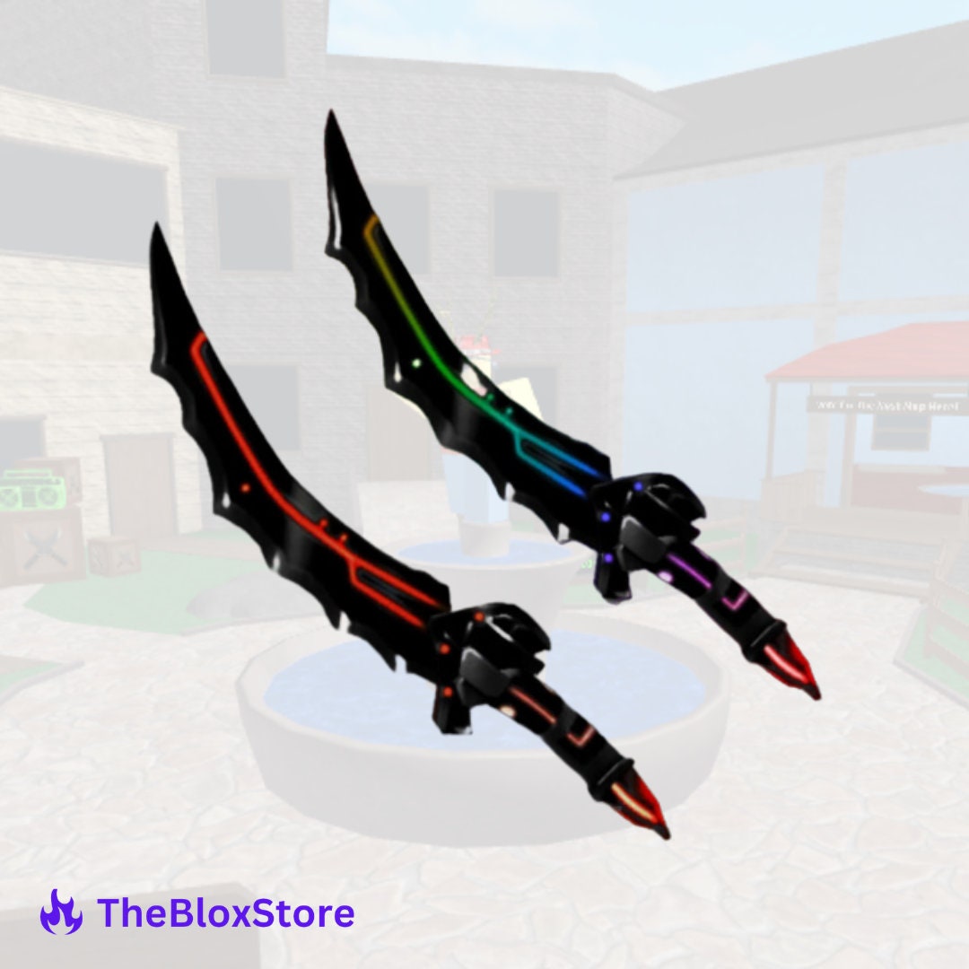 Roblox Murder Mystery 2 MM2 Laser Godly Gun Knife Roblox Fast Shipping!