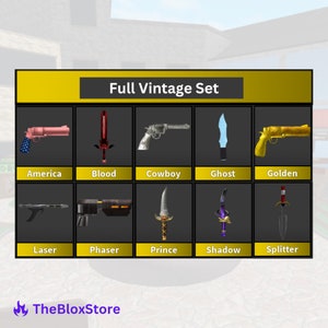 MM2 Roblox - vintage blood, vintage America, vintage golden (Read  Description)