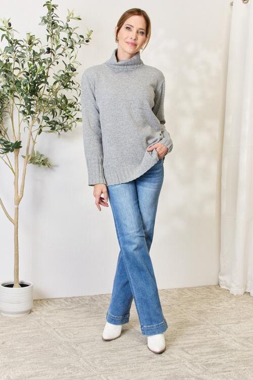 Women's Full Size Turtleneck Sweater Full Size Pull Over - Etsy