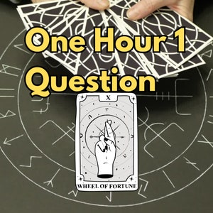Una hora 1 pregunta Preguntas Lecturas psíquicas por medio Sergio Tarot Lectura Tarot Carta 98% Cuenta Lectura psíquica PDF