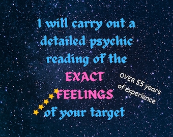 In-Depth Reading of any target, Precise Thoughts, Emotions, and Accurate Insights | Instant Psychic Consultation within 24 hrs.