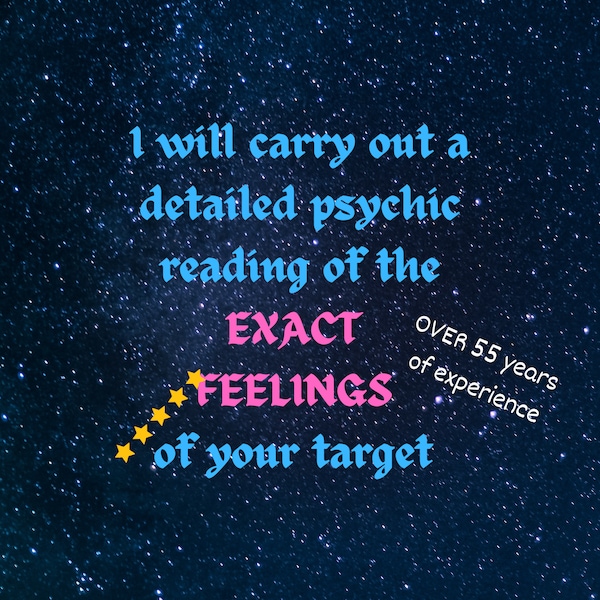 In-Depth Reading of any target, Precise Thoughts, Emotions, and Accurate Insights | Instant Psychic Consultation within 24 hrs.