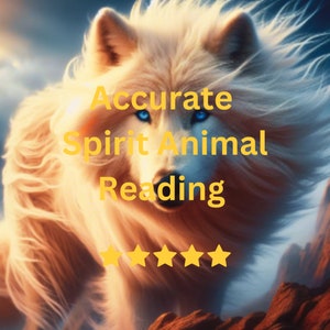 Geist Tier lesen Personalisiert. Psychische Einsichten, Tier Totem Führung, Spirituelle Reise, Intuitive Leser, Metaphysisches Geschenk