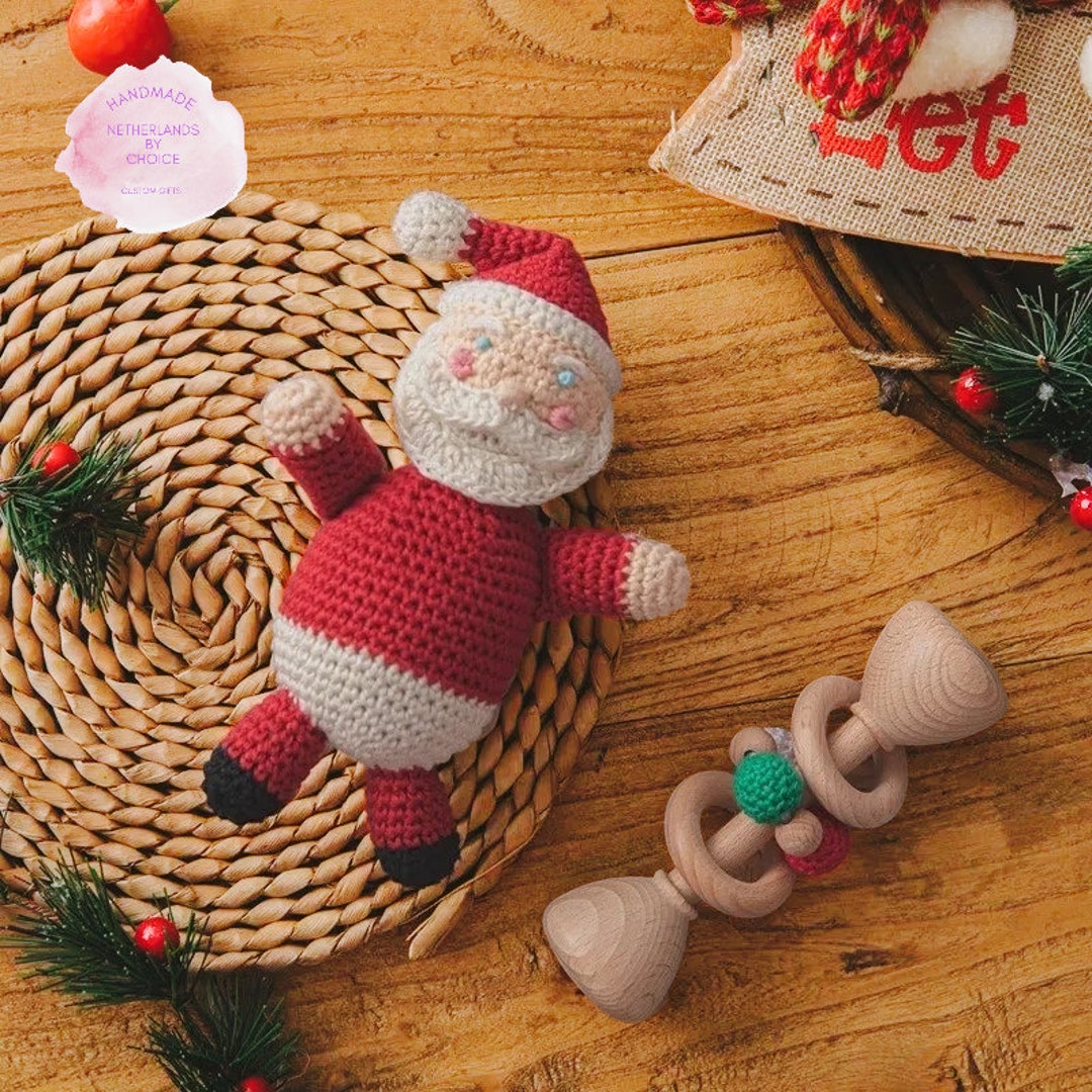 Baby Christmas Rattle Baby First Christmas Gift Set Etsy UK