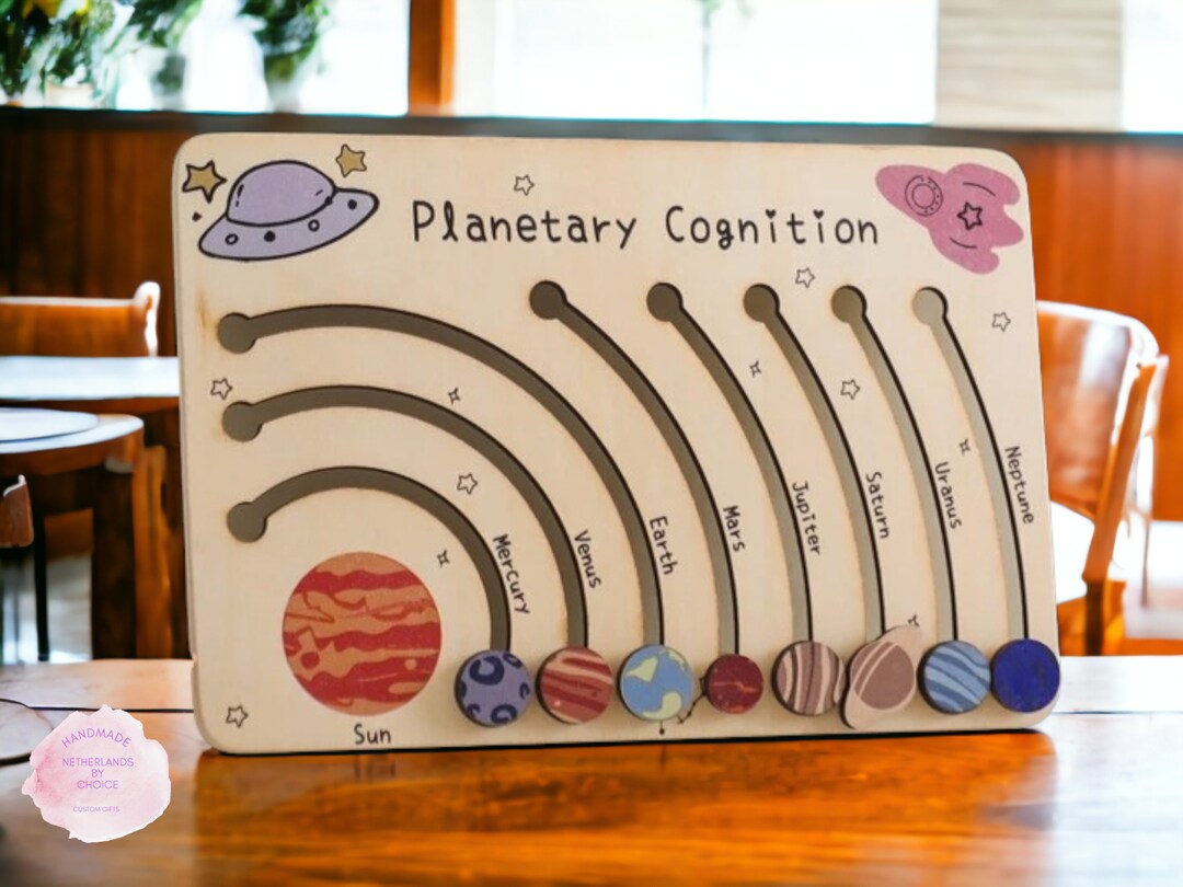 Montessori Galaxy Cognition Playboard Montessori Toys for - Etsy