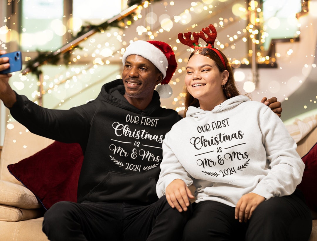 First Christmas as Mr and Mrs 2024 Shirt Our 1st Xmas Etsy