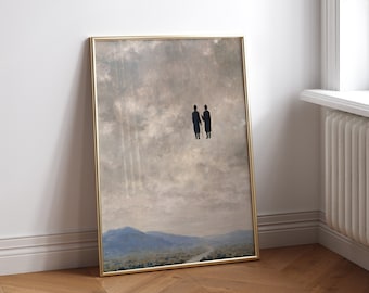 Rene Magritte The Art of Convesation wall Art Print, Rene Magritte Poster, Rene Magritte Home Decor, Famous Artist Print, Fine Art print