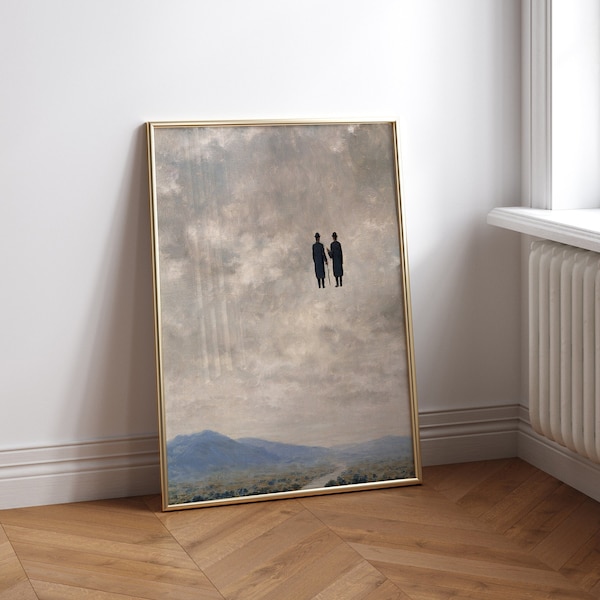 Rene Magritte The Art of Convesation wall Art Print, Rene Magritte Poster, Rene Magritte Home Decor, Famous Artist Print, Fine Art print