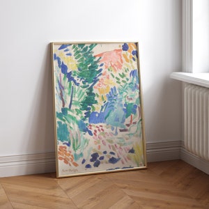 Henri Matisse Wandkunstdruck, Matisse Poster, Matisse Home Decor, neutraler Vintage-Druck, berühmter Künstlerdruck, Landschaft von Collioure Poster