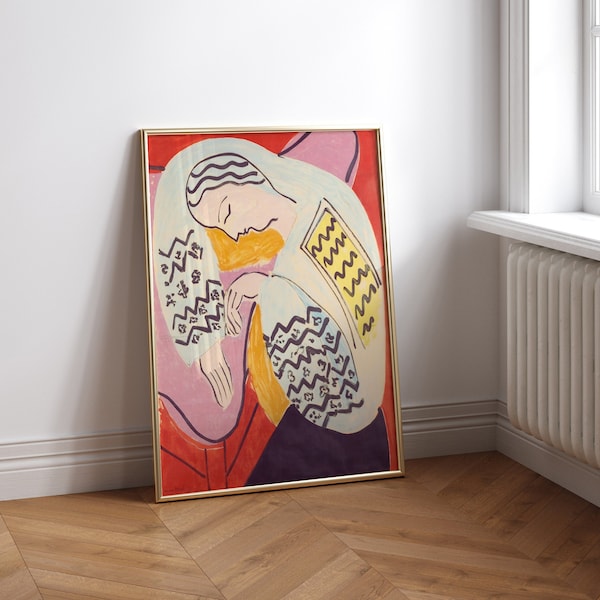 Henri Matisse Wall Art Print, Matisse Poster, Matisse Home Decor, Romanian Bluse Print, Famous Artist Print, Heart Art, gift idea