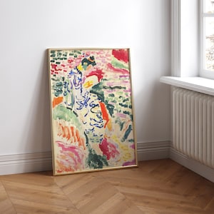 Henri Matisse Wall Art Print, Matisse Poster, Matisse Home Decor, Neutral Abstract Vintage Print, Famous Artist Print, La Japonaise Poster