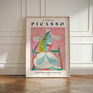 Stampa artistica da parete Pablo Picasso, poster di Picasso, decorazioni per la casa di Picasso, stampa minimalista vintage astratta neutra, stampa di un artista famoso, idea regalo