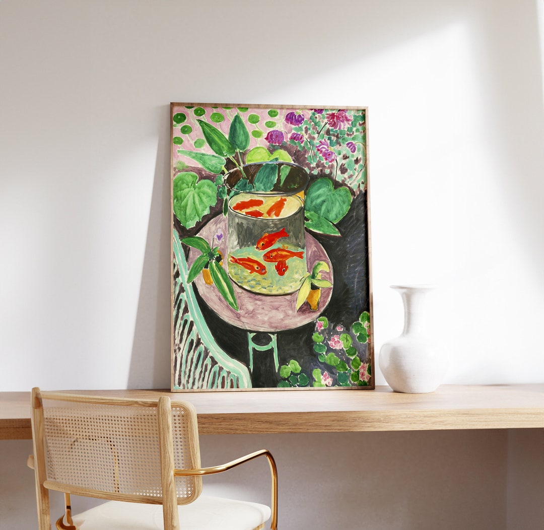 Digital Print of Henri Matisse the Goldfish Print, Matisse Exhibition ...