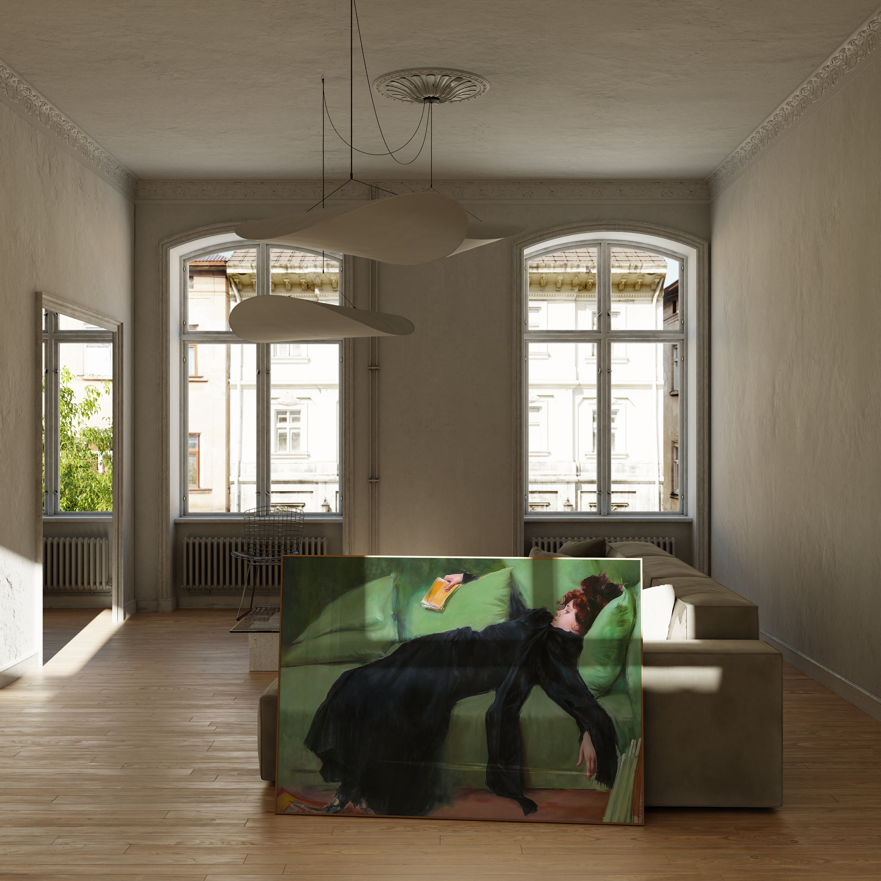 Decadent Young Woman After the Dance by Roman Casas, Retro Aesthetic ...