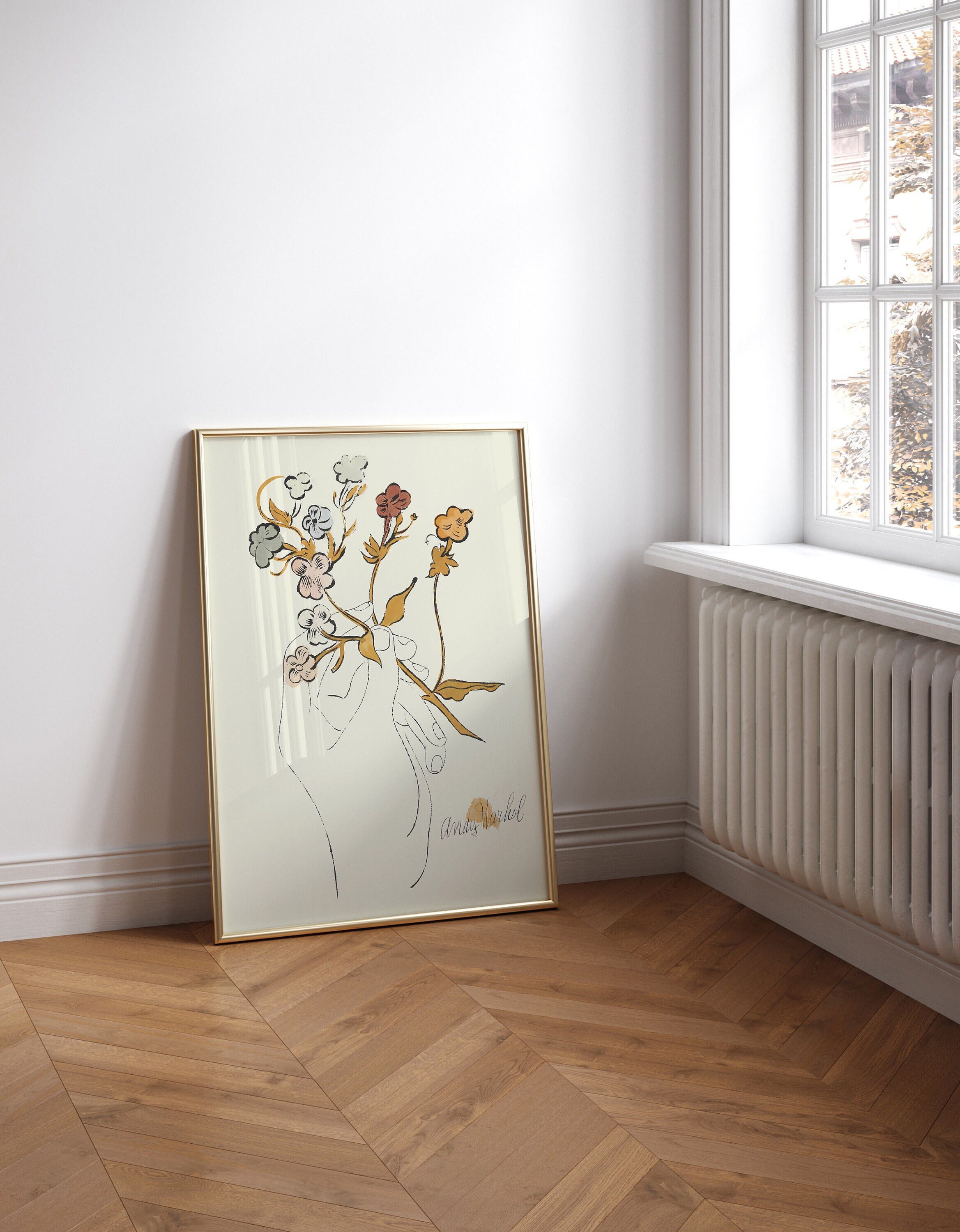 Andy warhol flowers - Etsy 日本